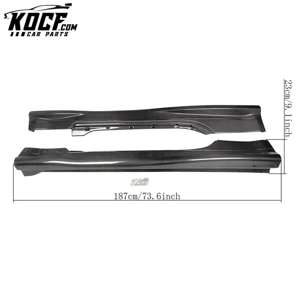 03-06 350Z Carbon Fiber Side Skirts For NISSA N 350Z