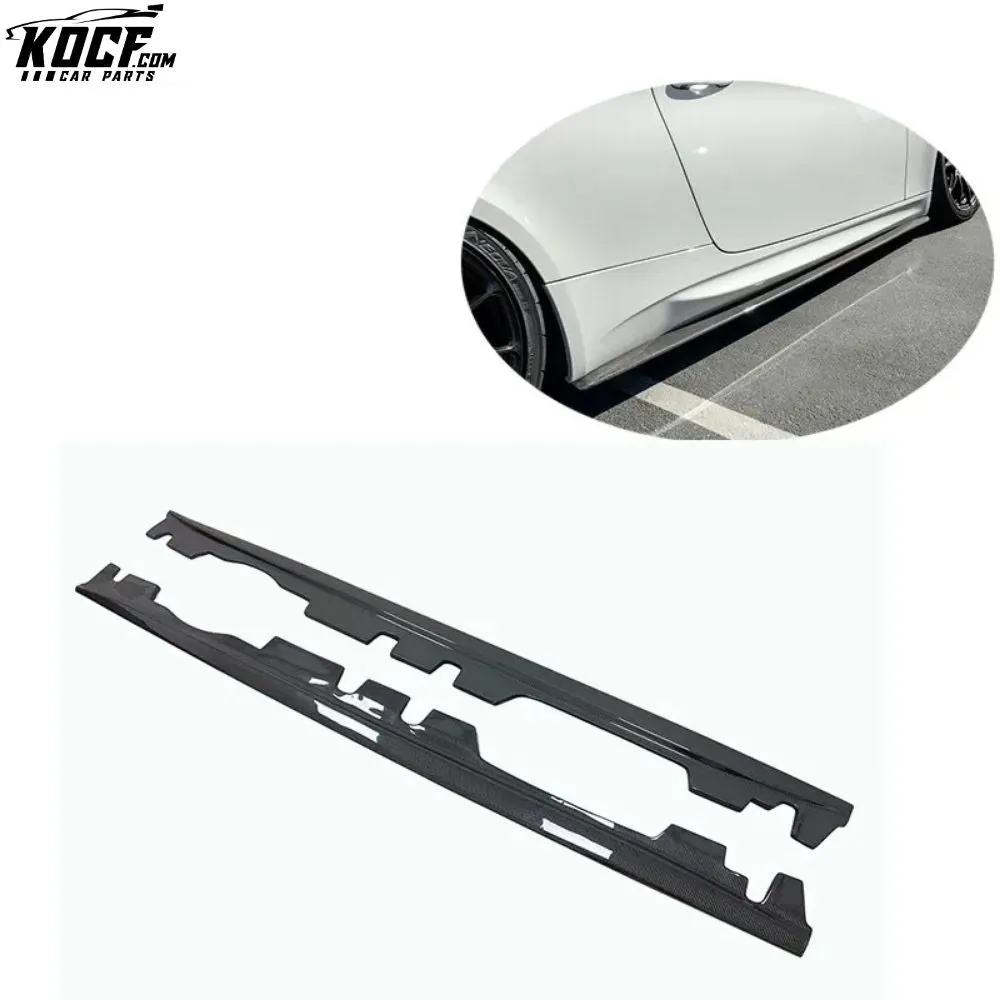 2008-2013 E90 E92 E93 M3 Side Skirts Exot Style Carbon Fiber Side Skirts Extension For BMW E92 E93 M3