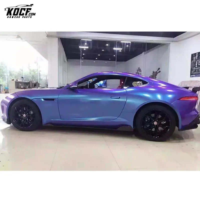 2015-2017 Carbon Fiber Side Skirts for Jaguar F type