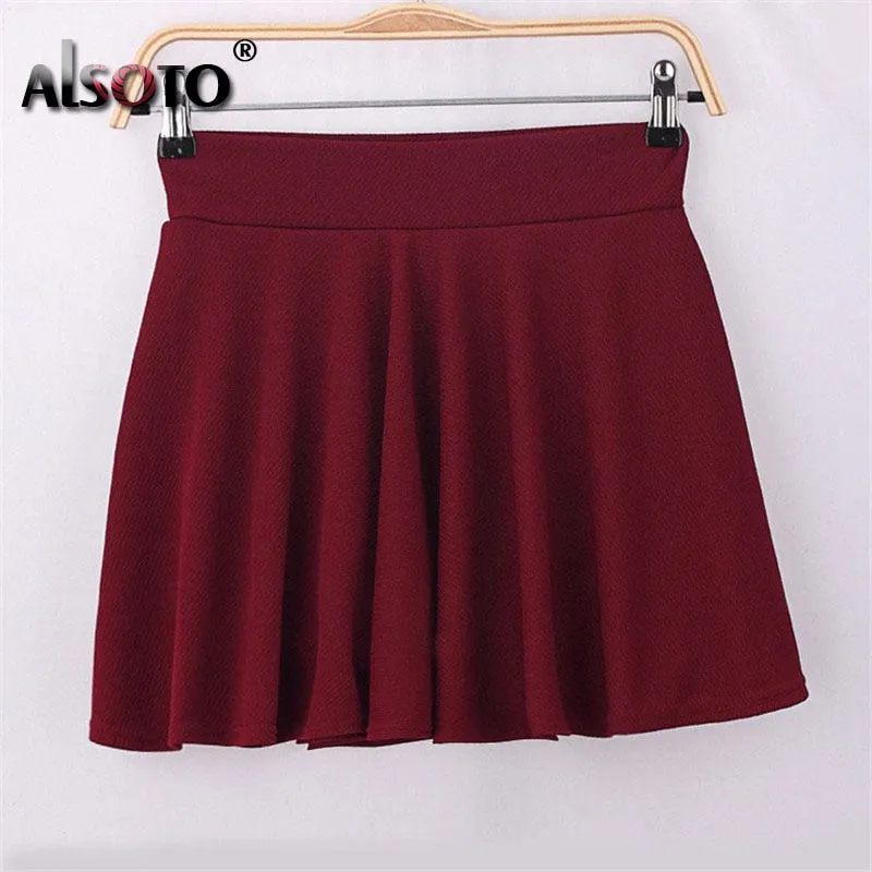 2022 Winter and Summer Style Brand Women Skirt Elastic Faldas Ladies Midi Skirts Sexy Girl Mini Short Skirts Saia Feminina