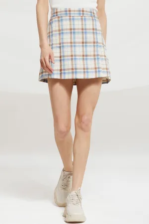 Aegle Multi Check Skort