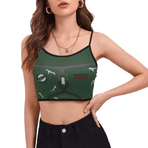 Boba Fett Women's Spaghetti Strap Crop Top