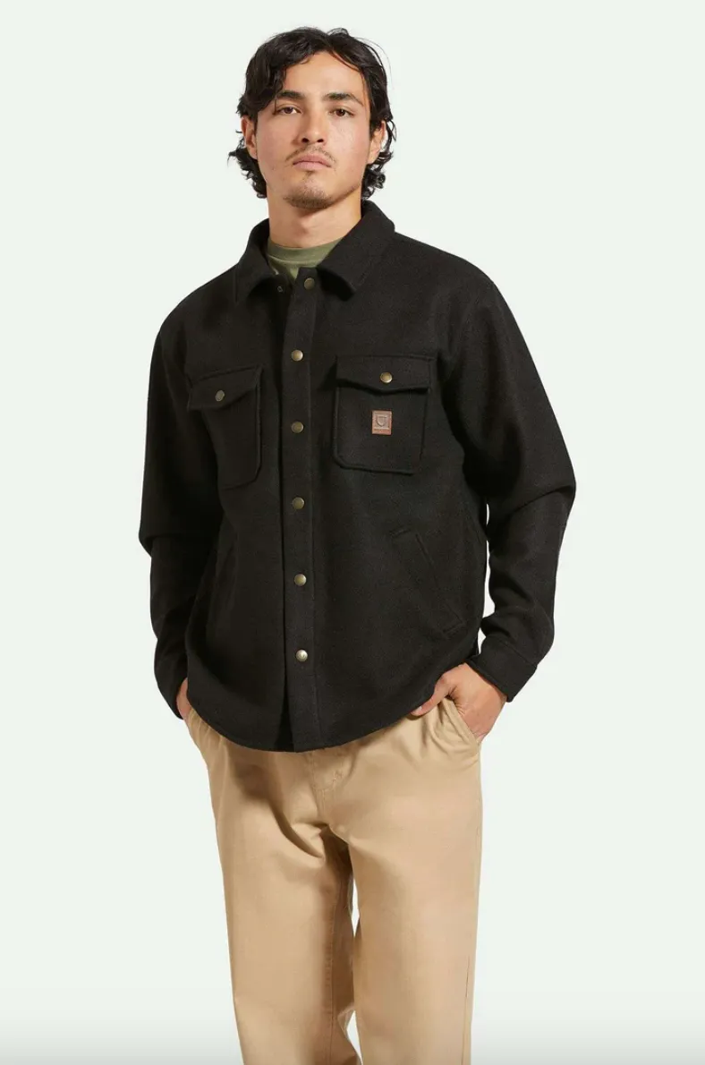 Brixton Durham Felted Stretch Jacket - Black