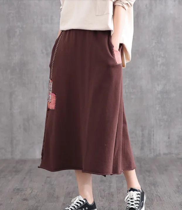 Casual Cotton  loose fitting Women's Skirts DZA2007126