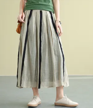 Casual linen Fiber loose fitting Women's Skirts DZA2007184