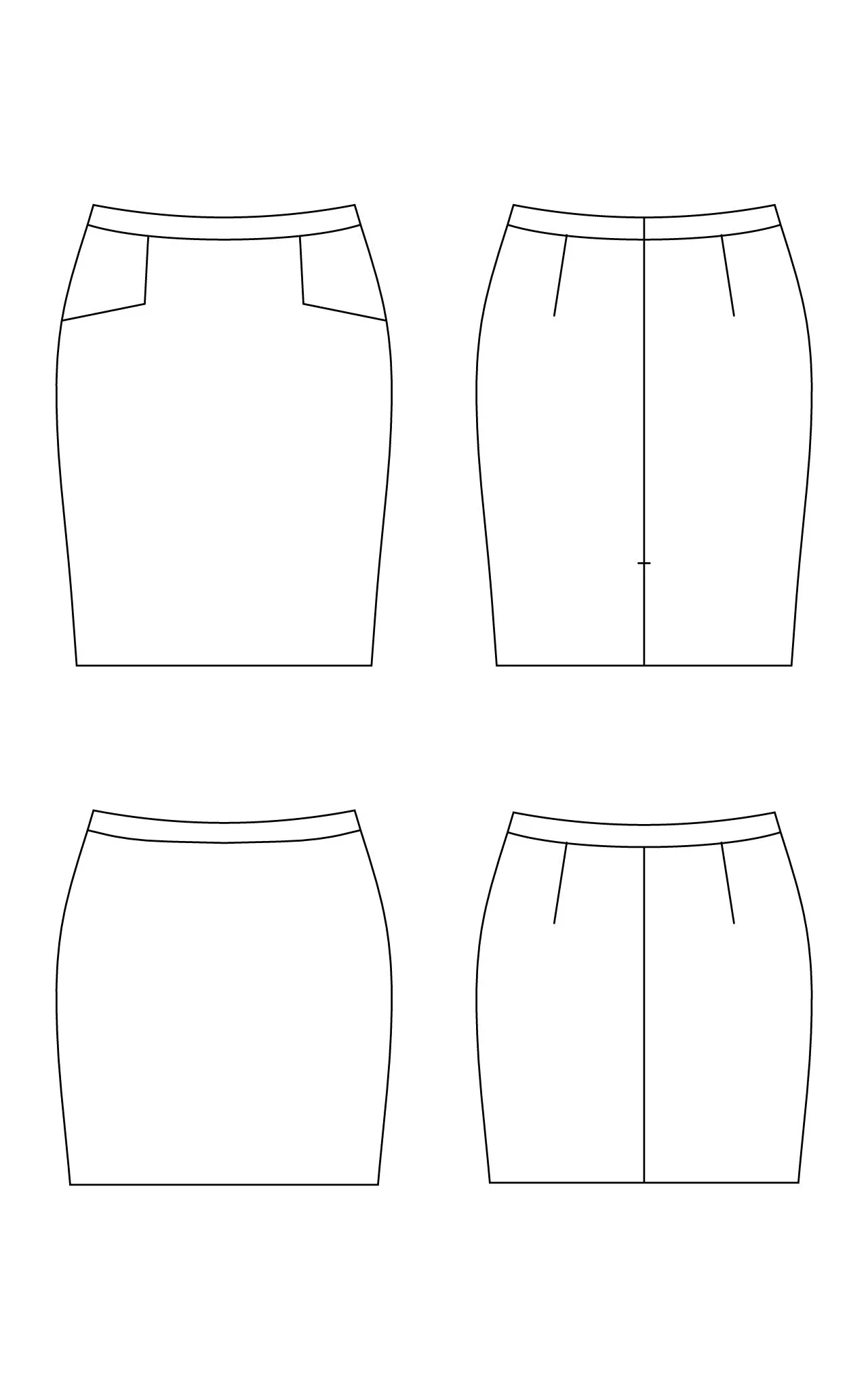 Elmwood Skirt PDF pattern