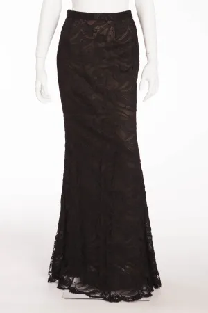 Emilio Pucci - Lace Black Maxi Skirt, IT 42