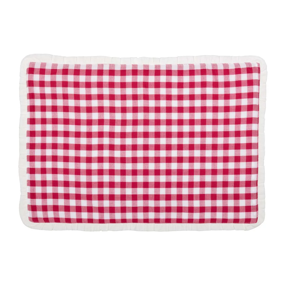 Emmie Red Placemat Set of 6 12x18