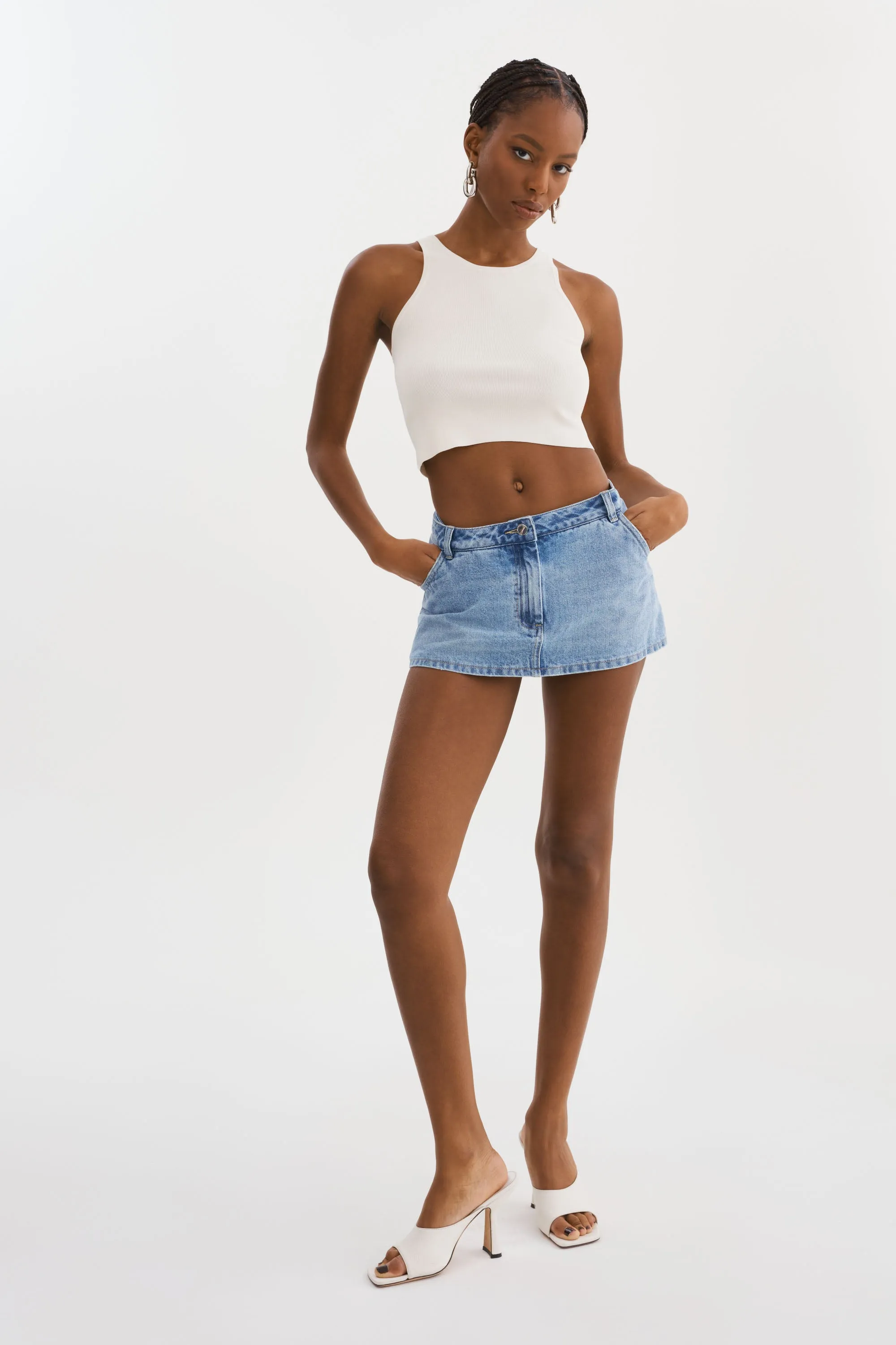 FANTINA | Denim Skort