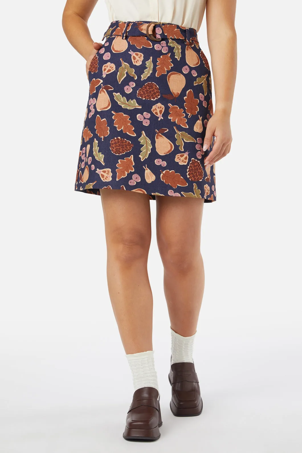 Forest Print Skirt