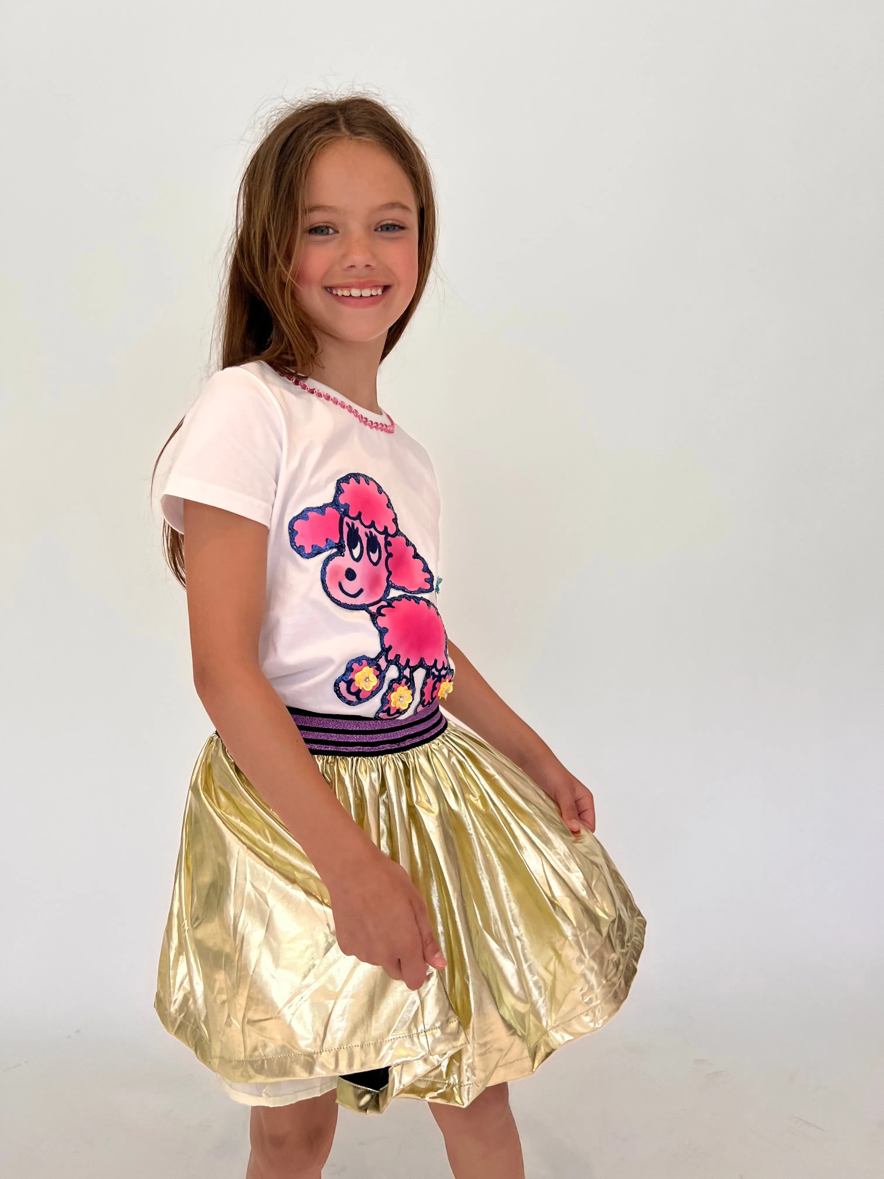 Goldie Foil Skirt