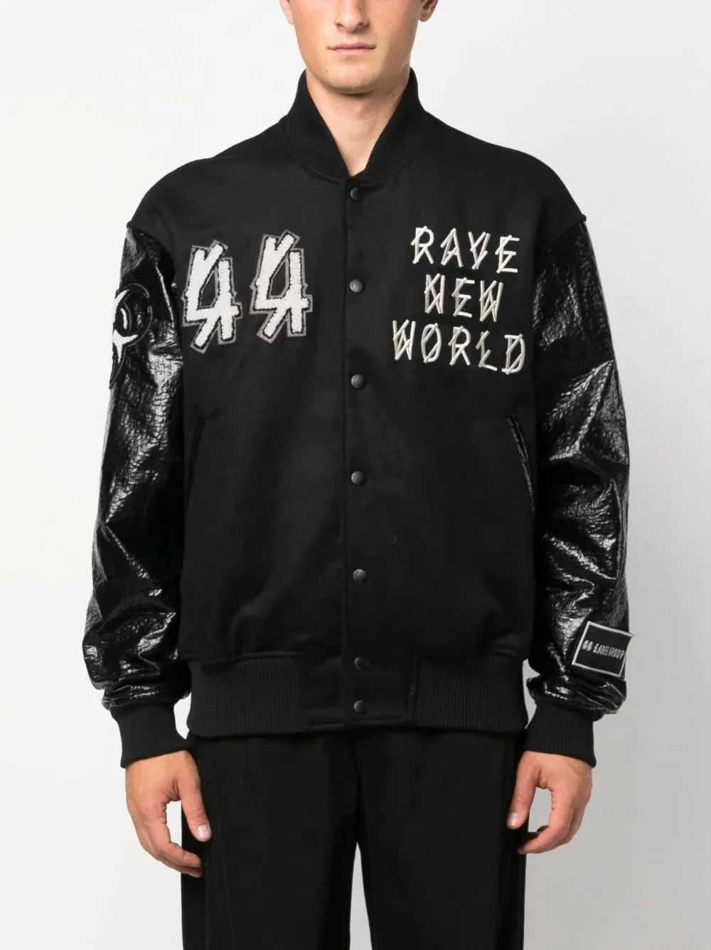 Grad Logo-Patch Bomber Jacket