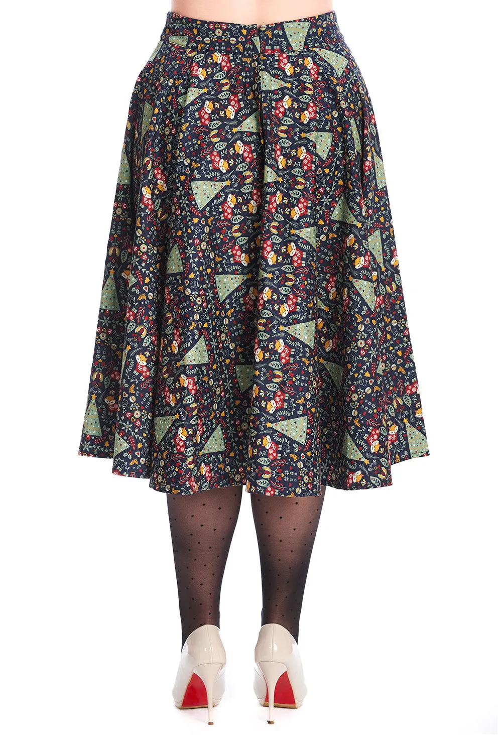 Heritage Scandi Swing Skirt by Banned