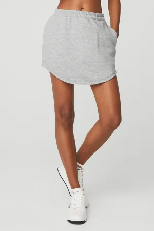 High-Waist Accolade Skirt - Athletic Heather Grey