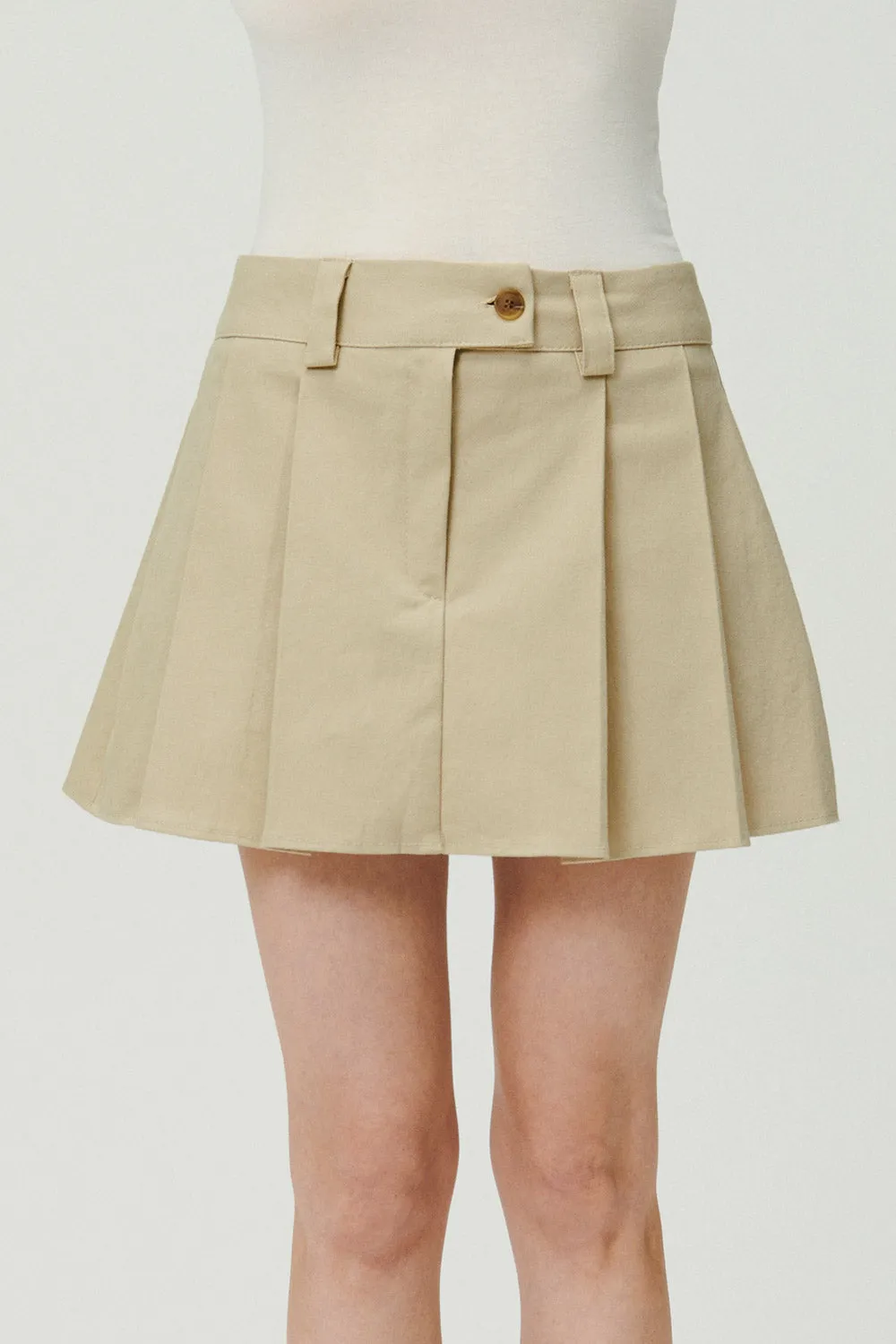 Jennifer Low-rise Pleats Skort