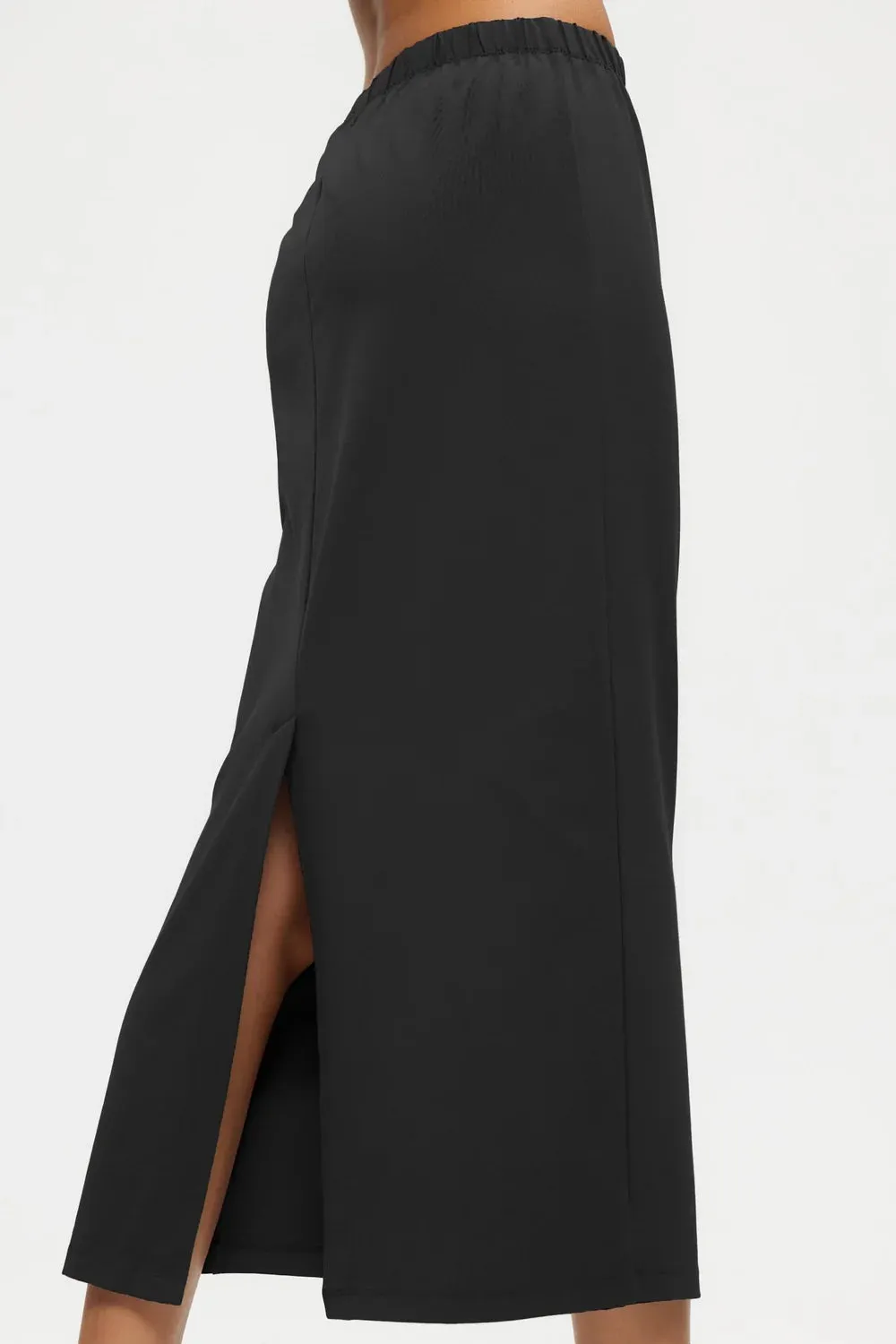 Jersey Pencil Skirt (Black)