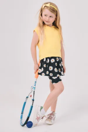 Kids Skater Skirt in Daisies