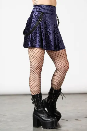 Kitty Pride Skater Skirt [PLUM] - Resurrect