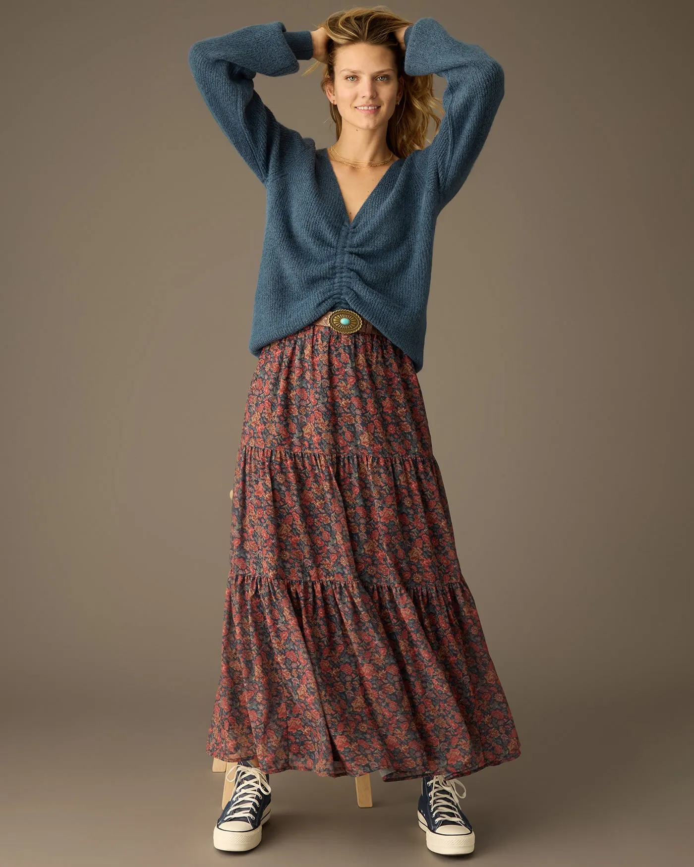 MAGNOLIA MAXI SKIRT