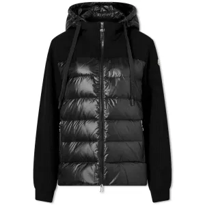 Moncler Padded Hooded Cardigan Jumper