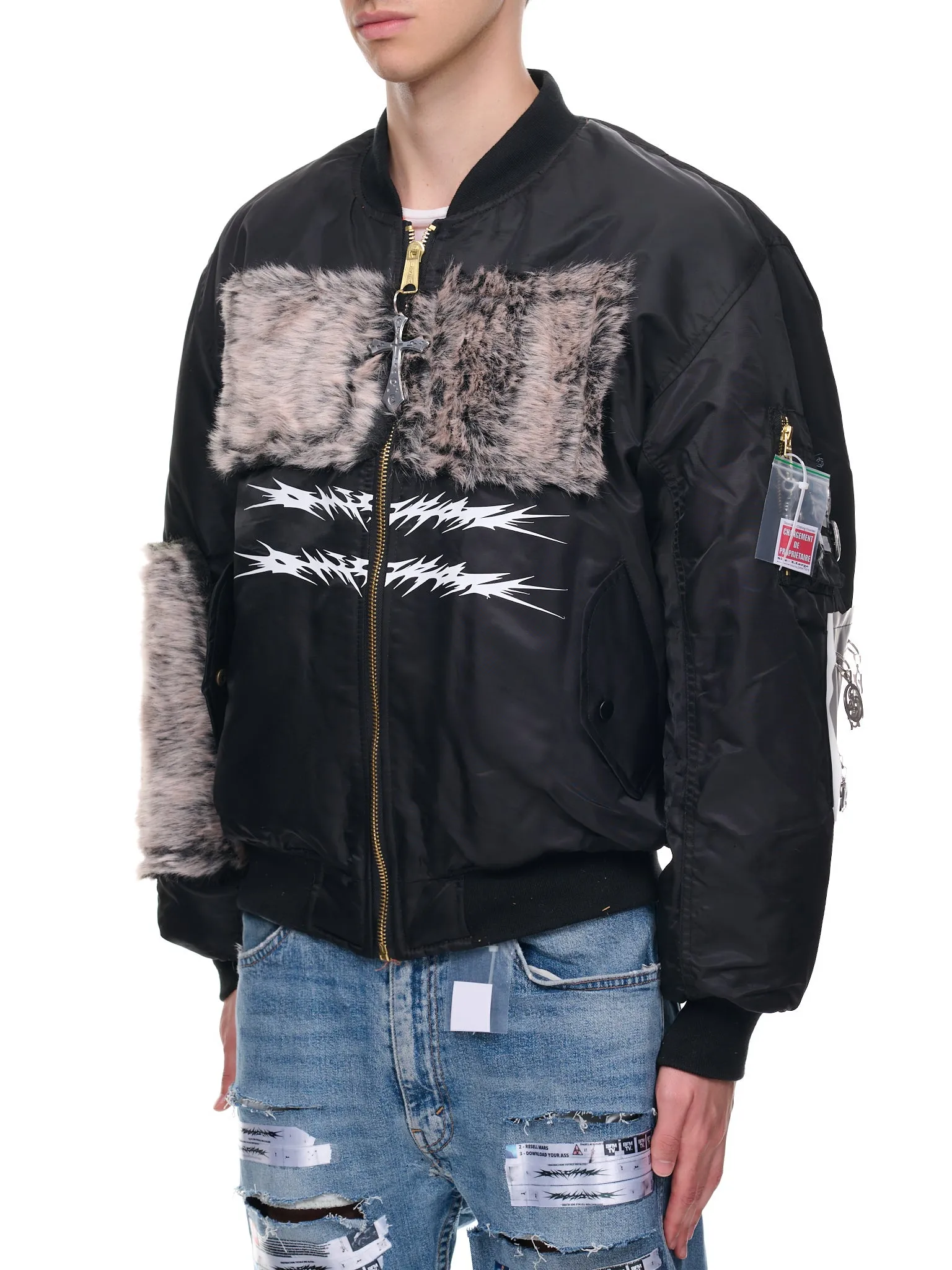 Omicron Lockdown Gambler Jacket (LOCK-DOWN-PUFF-BLACK)