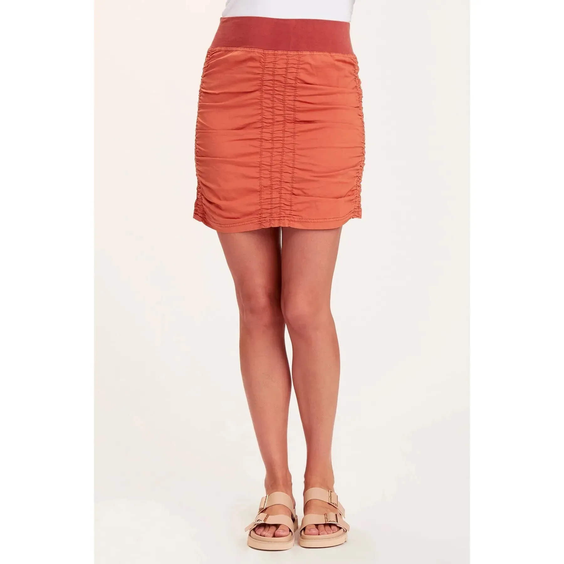 Side Ruched Trace Skirt