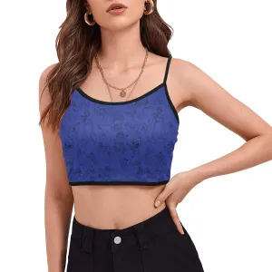 Sketches Women's Spaghetti Strap Crop Top