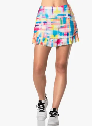 Tropical Bliss Pleated Skort-short